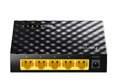 Cudy Switch Gigabit Ethernet 5-Ports Desktop GS105D with UK Plug Cudy Switch Gigabit Ethernet 5-Ports Desktop GS105D with UK Plug
